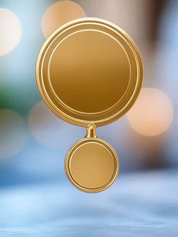Close-up of verified profile badge on luxury dating app, gold certification symbol, iPhone screen de